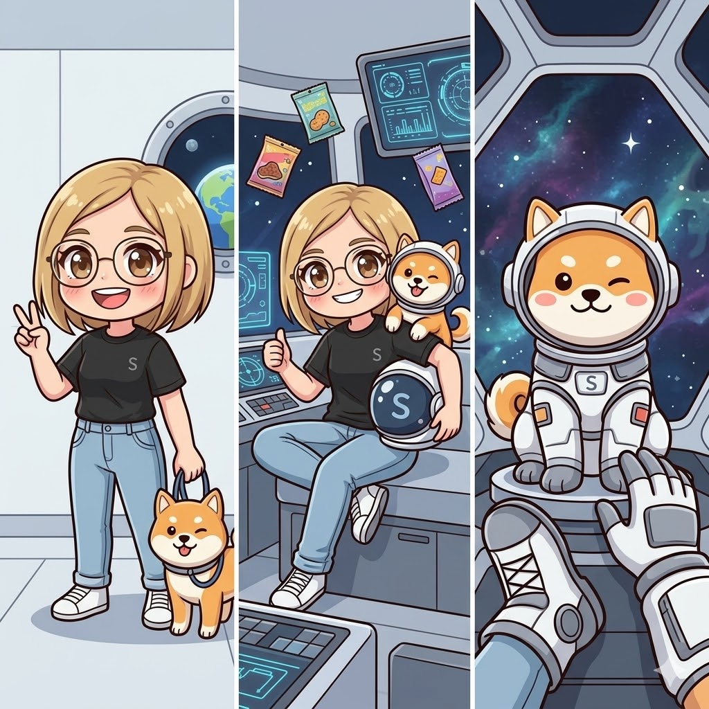Baby Asteroid universe scene